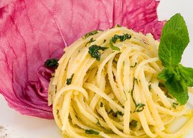 Linguine cu menta