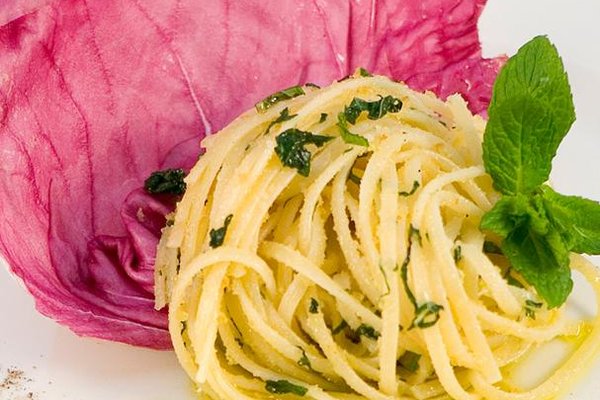 Linguine cu menta